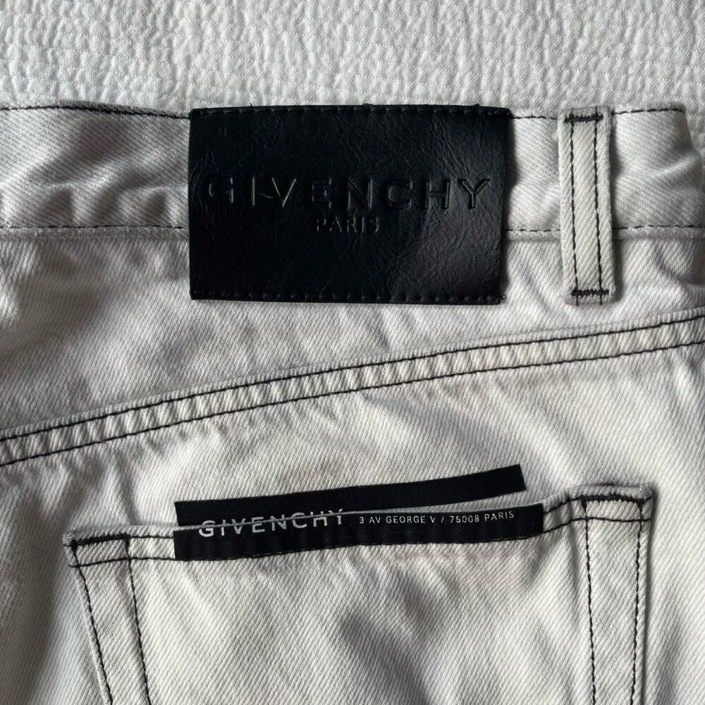 Givenchy Tie-Dye Jeans (Waist 31) Designer Denim [Straight Leg]